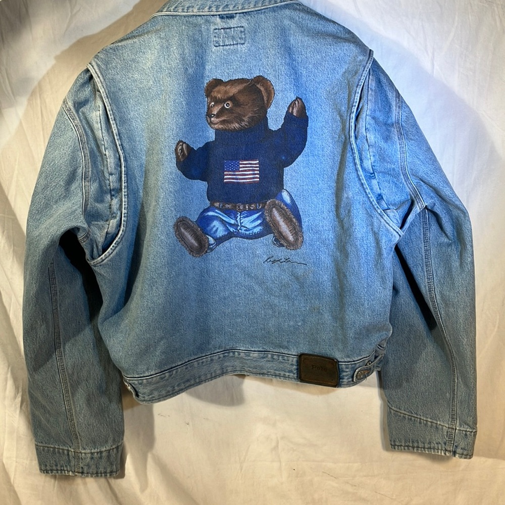 Polo by Ralph Lauren bear trucker jacket mens xl
